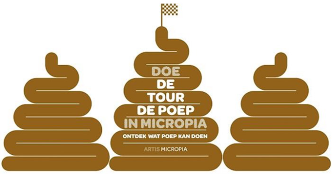 Bij de Oorsprong bij Tour du Poep in Artis