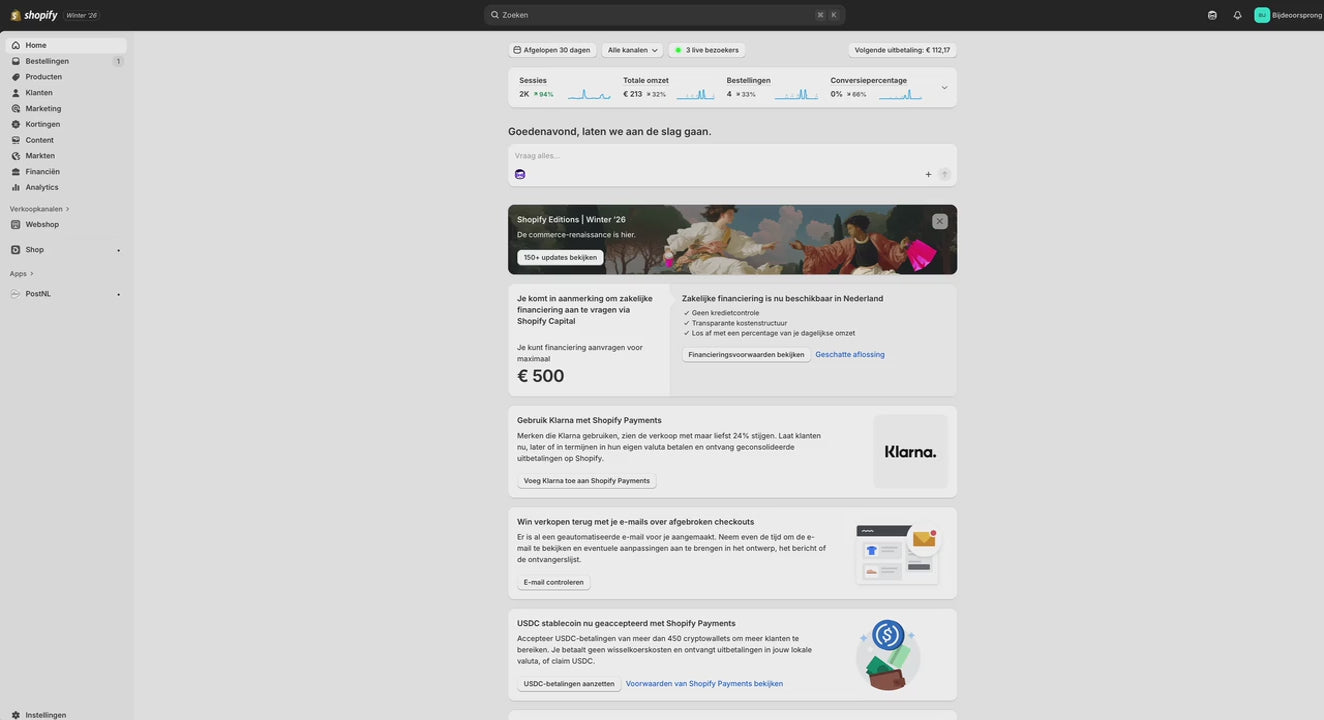 Video laden: uitleg video standaard pagina